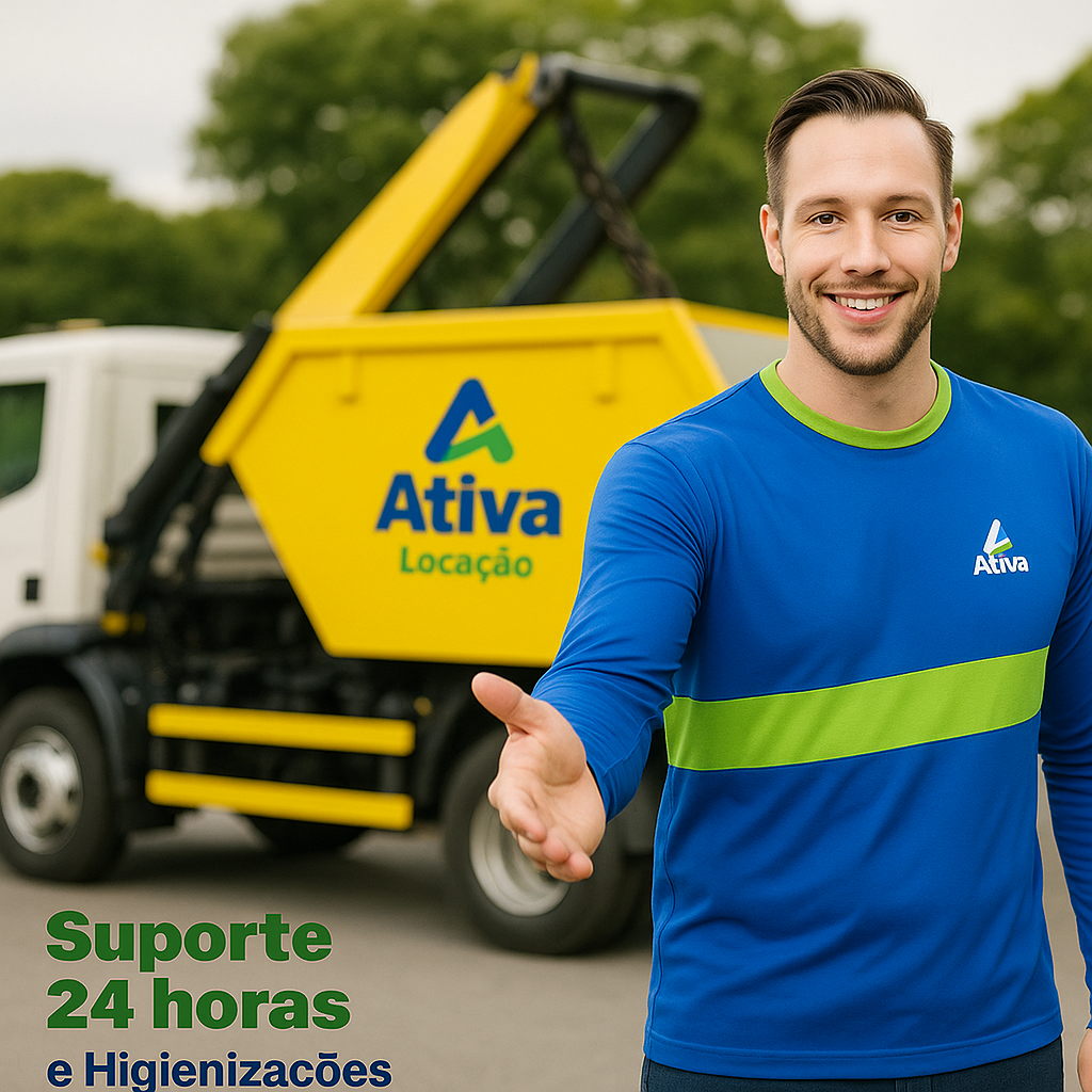 Profissional Ativa Locação com caminhão de caçamba